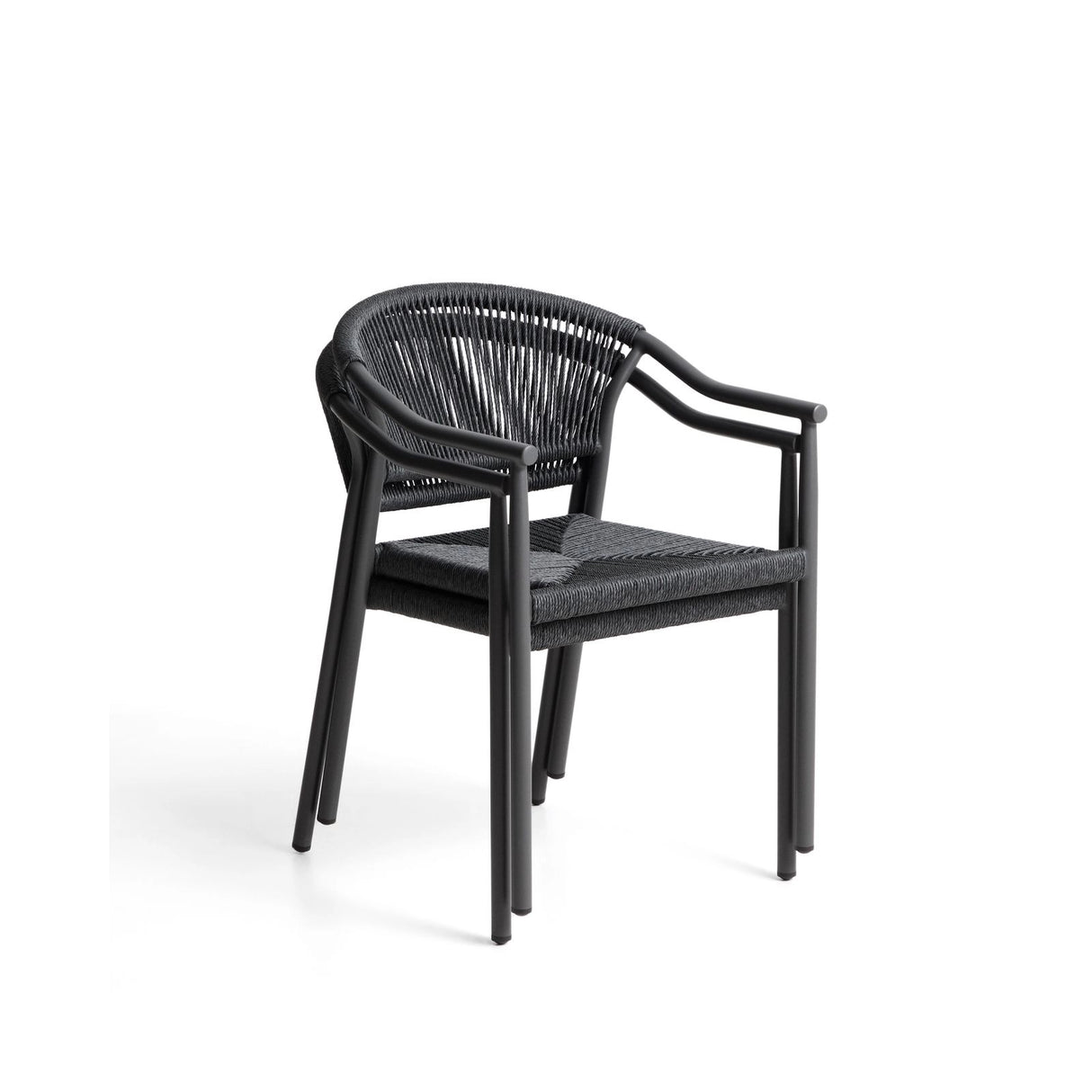 Stapelbarer Outdoor-Stuhl Livadia aus Aluminium in verschiedenen Farben von Kave Home – Bild 3