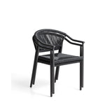 Stapelbarer Outdoor-Stuhl Livadia aus Aluminium in verschiedenen Farben von Kave Home – Bild 3