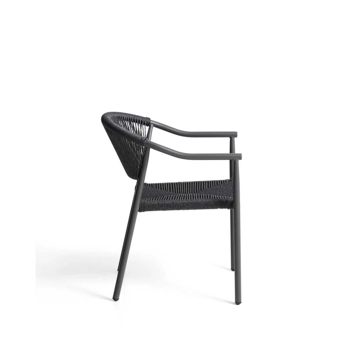 Stapelbarer Outdoor-Stuhl Livadia aus Aluminium in verschiedenen Farben von Kave Home – Bild 4