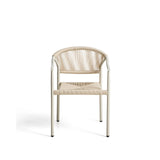 Stapelbarer Outdoor-Stuhl Livadia aus beigem Aluminium von Kave Home – Bild 6