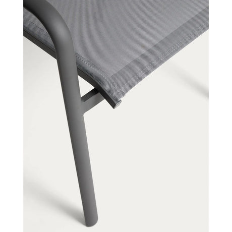 Stapelbarer Outdoor-Stuhl Luri aus Aluminium und Texteline von Kave Home – Bild 13