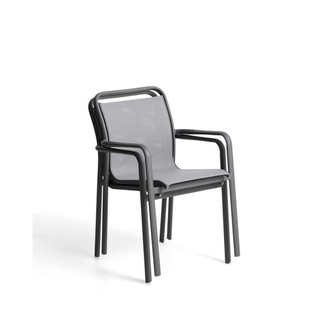 Stapelbarer Outdoor-Stuhl Luri aus Aluminium und Texteline von Kave Home – Bild 7