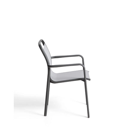 Stapelbarer Outdoor-Stuhl Luri aus Aluminium und Texteline von Kave Home – Bild 8