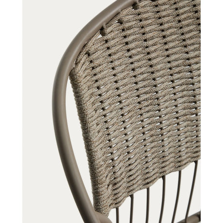 Stapelbarer Stuhl Atrani aus verzinktem Stahl und Seil von Kave Home – Bild 10