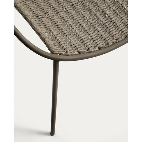 Stapelbarer Stuhl Atrani aus verzinktem Stahl und Seil von Kave Home – Bild 13