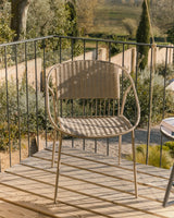 Stapelbarer Stuhl Atrani aus verzinktem Stahl und Seil von Kave Home – Bild 4