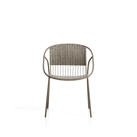 Stapelbarer Stuhl Atrani aus verzinktem Stahl und Seil von Kave Home – Bild 8