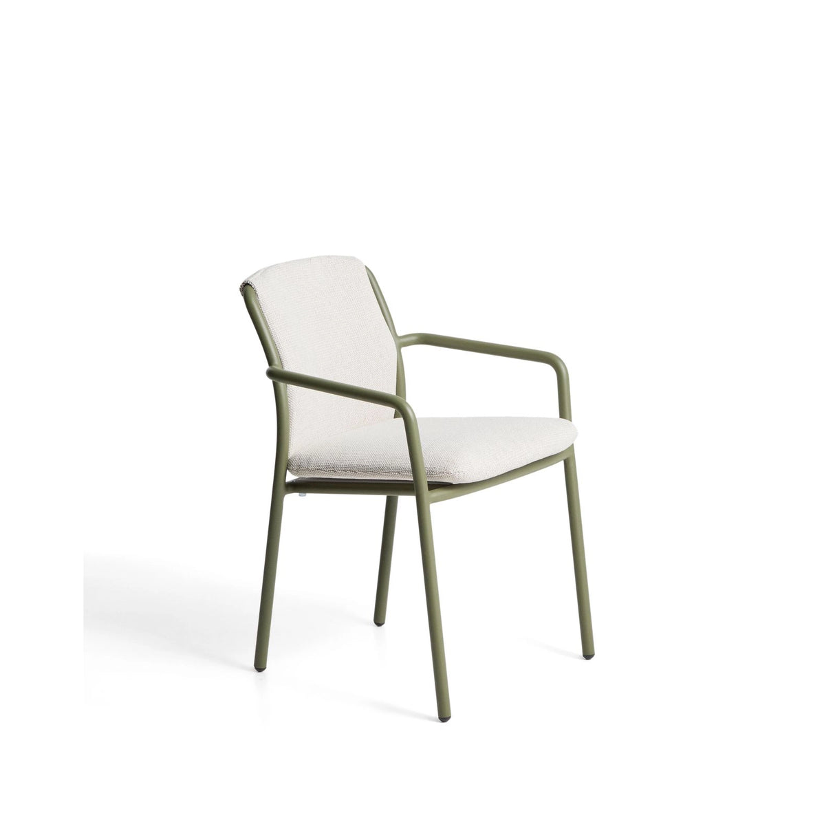 Stapelbarer Stuhl Linosa aus Aluminium mit Kissen von Kave Home – Bild 1