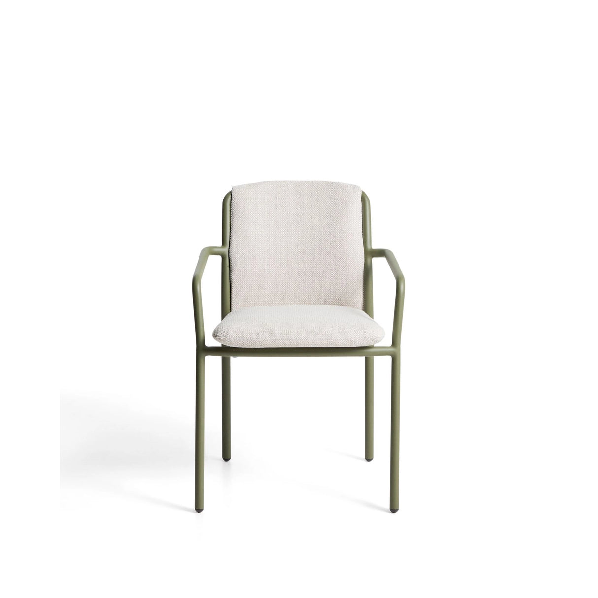 Stapelbarer Stuhl Linosa aus Aluminium mit Kissen von Kave Home – Bild 2