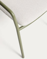 Stapelbarer Stuhl Linosa aus Aluminium mit Kissen von Kave Home – Bild 6