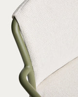 Stapelbarer Stuhl Linosa aus Aluminium mit Kissen von Kave Home – Bild 9