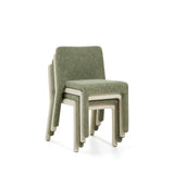 Stapelbarer Stuhl Loria mit Chenille FSC 100% von Kave Home – Bild 9
