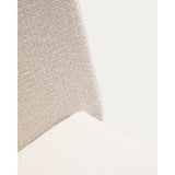 Stapelbarer Stuhl Loria mit beiger Chenille FSC 100% von Kave Home – Bild 14
