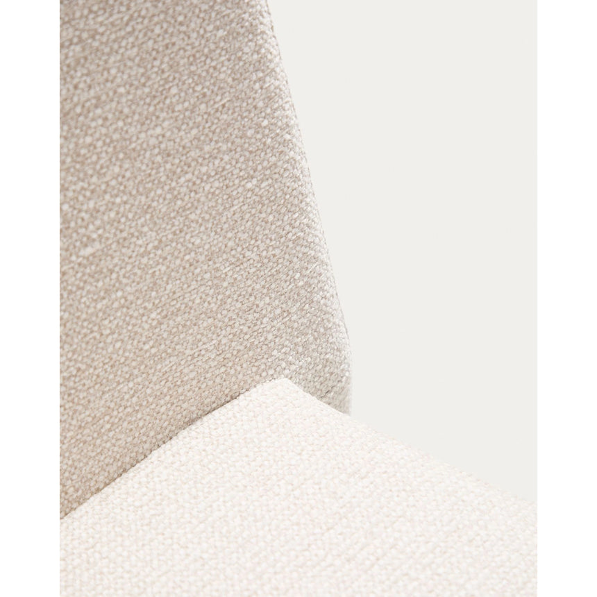 Stapelbarer Stuhl Loria mit beiger Chenille FSC 100% von Kave Home – Bild 14