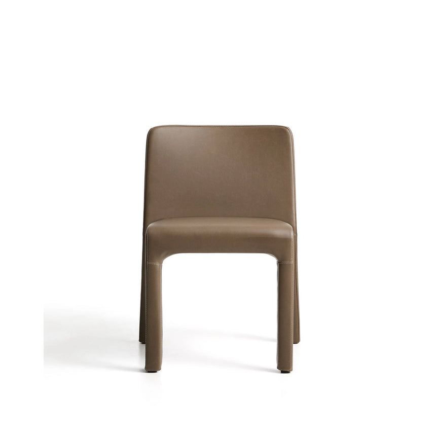 Stapelbarer Stuhl Loria mit braunem Polyurethan, FSC 100 % von Kave Home – Bild 4