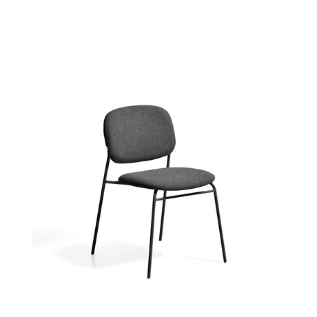 Stapelbarer Stuhl Meli mit Chenille und Metallbeinen FSC Mix Credit von Kave Home – Bild 1