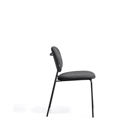 Stapelbarer Stuhl Meli mit Chenille und Metallbeinen FSC Mix Credit von Kave Home – Bild 4