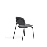 Stapelbarer Stuhl Meli mit Chenille und Metallbeinen FSC Mix Credit von Kave Home – Bild 5