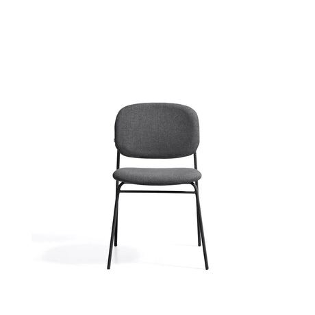 Stapelbarer Stuhl Meli mit Chenille und Metallbeinen FSC Mix Credit von Kave Home – Bild 6