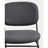 Stapelbarer Stuhl Meli mit Chenille und Metallbeinen FSC Mix Credit von Kave Home – Bild 8