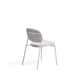 Stapelbarer Stuhl Meli mit beiger Chenille und beigen Metallbeinen FSC Mix Credit von Kave Home – Bild 5