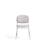 Stapelbarer Stuhl Meli mit beiger Chenille und beigen Metallbeinen FSC Mix Credit von Kave Home – Bild 6