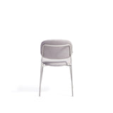 Stapelbarer Stuhl Meli mit beiger Chenille und beigen Metallbeinen FSC Mix Credit von Kave Home – Bild 7