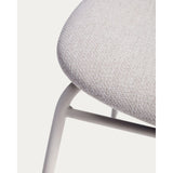 Stapelbarer Stuhl Meli mit beiger Chenille und beigen Metallbeinen FSC Mix Credit von Kave Home – Bild 9