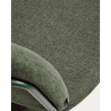 Stapelbarer Stuhl Meli mit grüner Chenille und grünen Metallbeinen, FSC Mix Credit von Kave Home – Bild 11