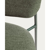 Stapelbarer Stuhl Meli mit grüner Chenille und grünen Metallbeinen, FSC Mix Credit von Kave Home – Bild 12