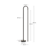 Stehlampe Bow aus schwarzem Aluminium von Kave Home – Bild 3