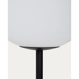 Stehlampe Brisia aus Metall mit schwarzem Finish und einer Glaskugel Ø 30 cm von Kave Home – Produktbild 5