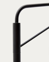 Stehlampe Eilo aus schwarzem Stahl mit Kugel aus mattiertem Glas von Kave Home – Bild 6