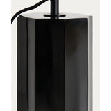 Stehlampe Idela aus Rauchglas und schwarzem Marmor von Kave Home – Bild 4