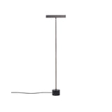 Stehlampe Lynor aus gebürstetem Stahl mit Marmorsockel von Kave Home – Bild 1
