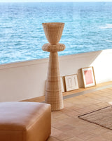 Stehlampe Neuda aus Rattan mit hellem Finish von Kave Home – Bild 2