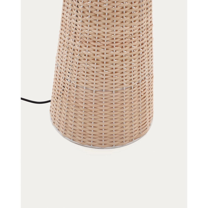 Stehlampe Neuda aus Rattan mit hellem Finish von Kave Home – Bild 9