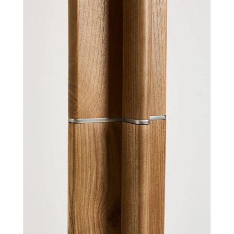 Stehlampe Niani aus Kautschukholz mit Finish in Naturton und elfenbeinfarbenem Baumwollschirm von Kave Home – Bild 5