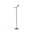 Stehlampe Orey aus schwarzem Metall mit Multipositions-Lichtpunkt von Kave Home – Bild 1