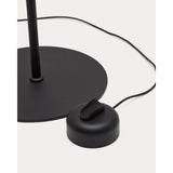 Stehlampe Orey aus schwarzem Metall mit Multipositions-Lichtpunkt von Kave Home – Bild 8