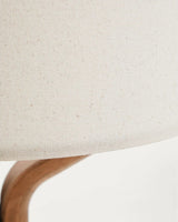 Stehlampe Ubira aus Eschenholz mit Lampenschirm aus Leinen von Kave Home – Bild 5