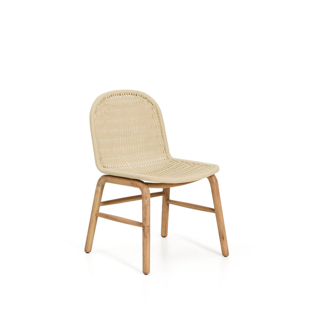 Stuhl Alipa aus massivem Akazienholz und Seil, FSC 100 % von Kave Home – Bild 1