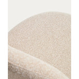 Stuhl Arino mit beiger Chenille und beigen Metallbeinen  von Kave Home – Bild 11