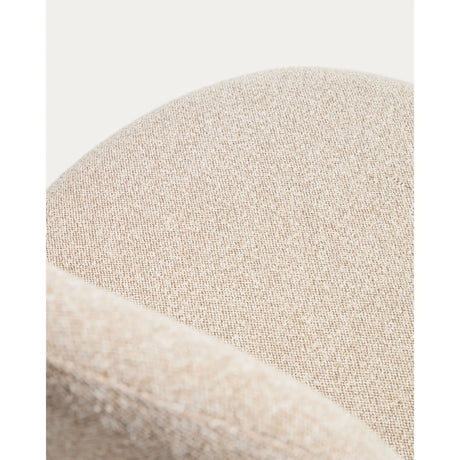 Stuhl Arino mit beiger Chenille und beigen Metallbeinen  von Kave Home – Bild 11