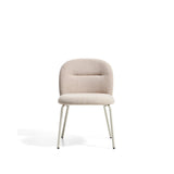 Stuhl Arino mit beiger Chenille und beigen Metallbeinen  von Kave Home – Bild 7