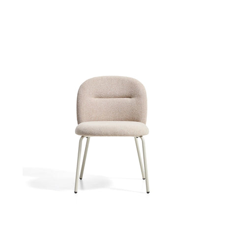 Stuhl Arino mit beiger Chenille und beigen Metallbeinen  von Kave Home – Bild 7