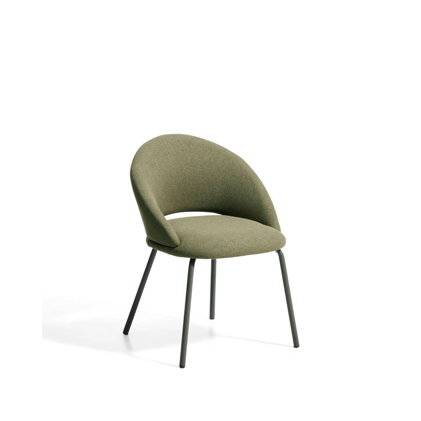 Stuhl Bonali mit Chenille und Metallbeinen, FSC Mix Credit von Kave Home – Bild 1
