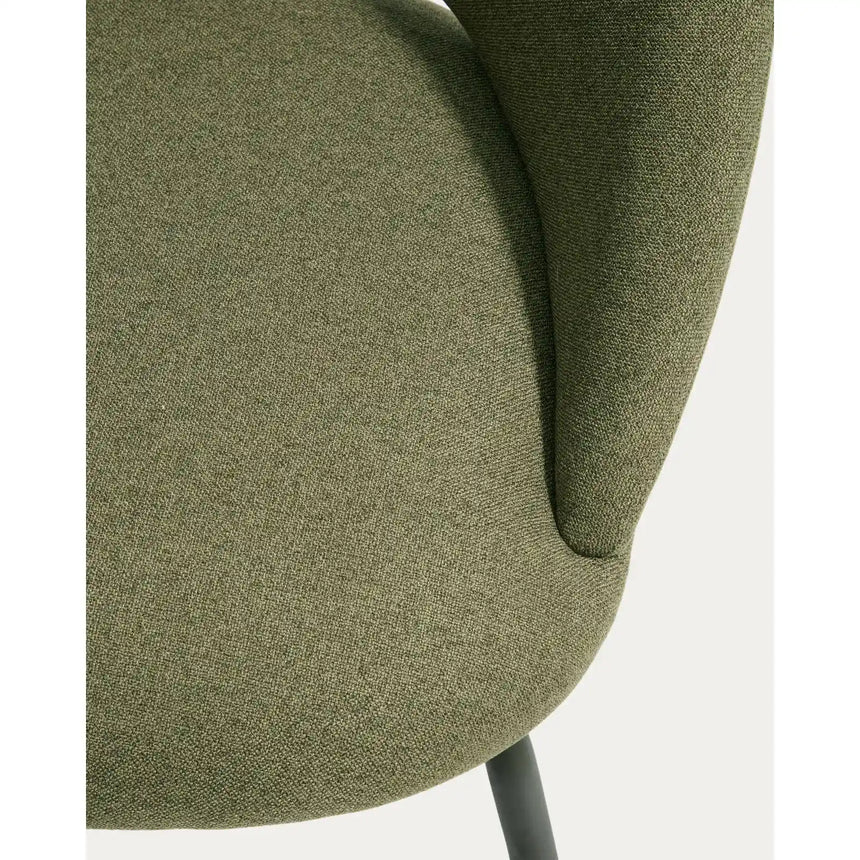Stuhl Bonali mit Chenille und Metallbeinen, FSC Mix Credit von Kave Home – Bild 8