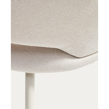 Stuhl Bonali mit beiger Chenille und beigen Metallbeinen, FSC Mix Credit von Kave Home – Bild 10