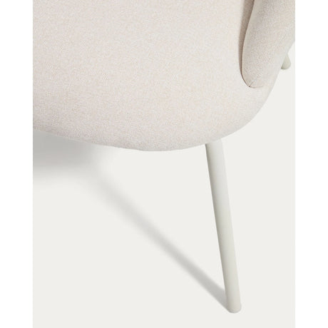 Stuhl Bonali mit beiger Chenille und beigen Metallbeinen, FSC Mix Credit von Kave Home – Bild 12